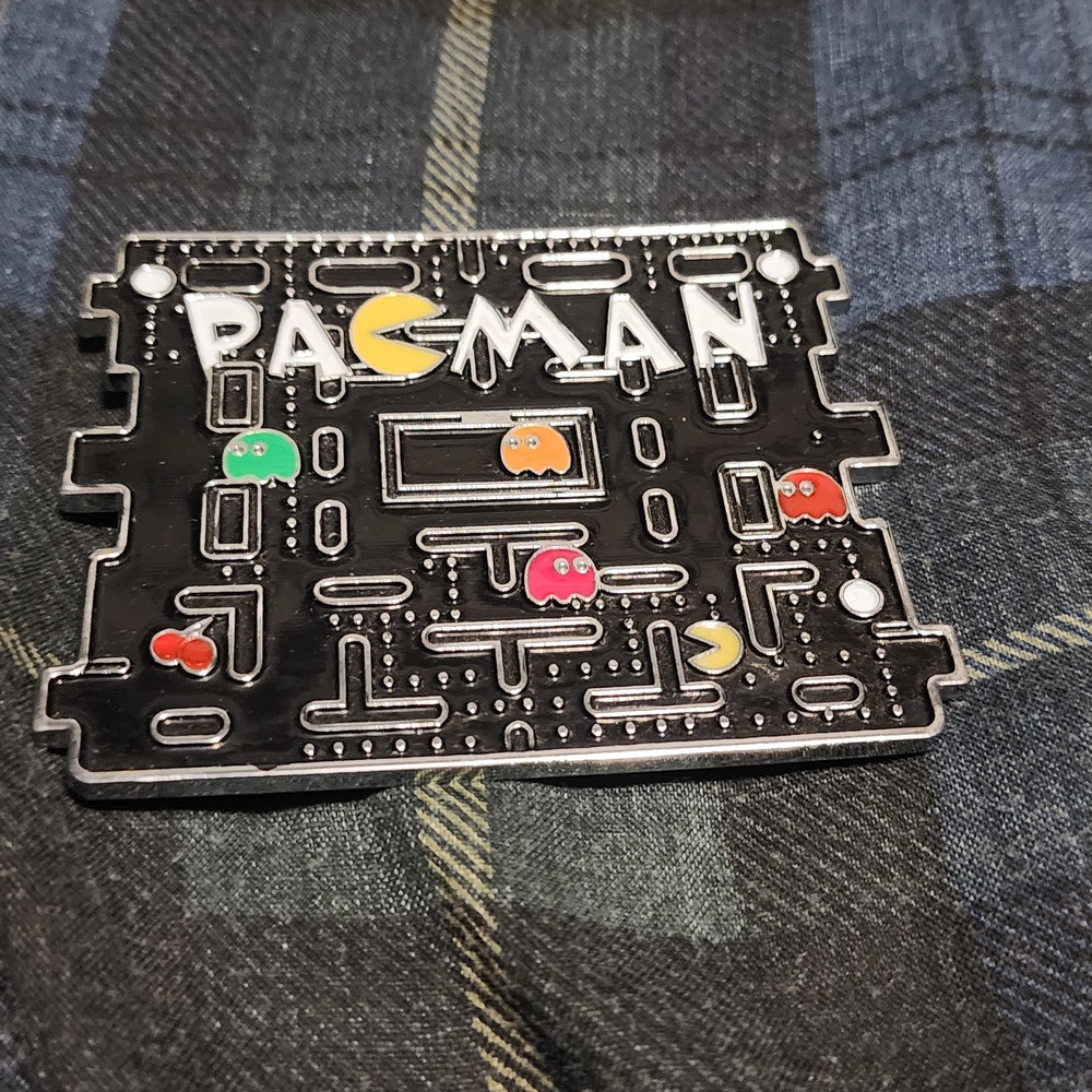 Vintage Pac-Man Belt Buckle [Official Early 2000s]